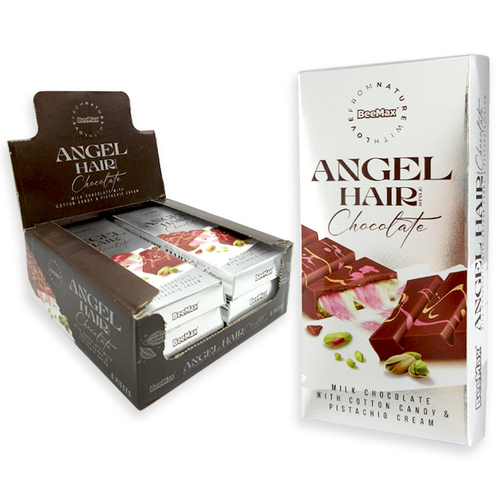Zoom to enlarge the Dubai Chocolate Beemax • Angel Hair Milk Chocolate W Cotton Candy