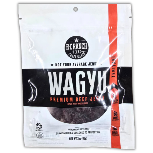 R-c Ranch Wagyu Jerky &bull; Teriyaki