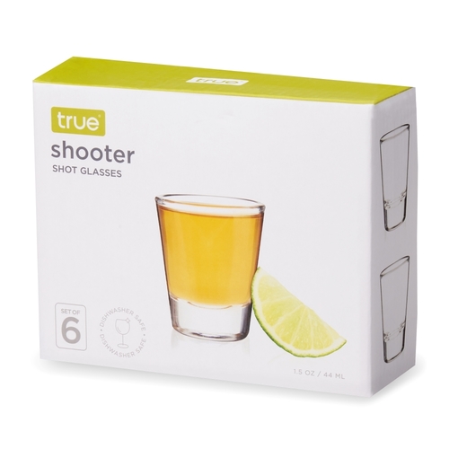 True Shot Glass &bull; Round Classic 1.5 oz Set 6