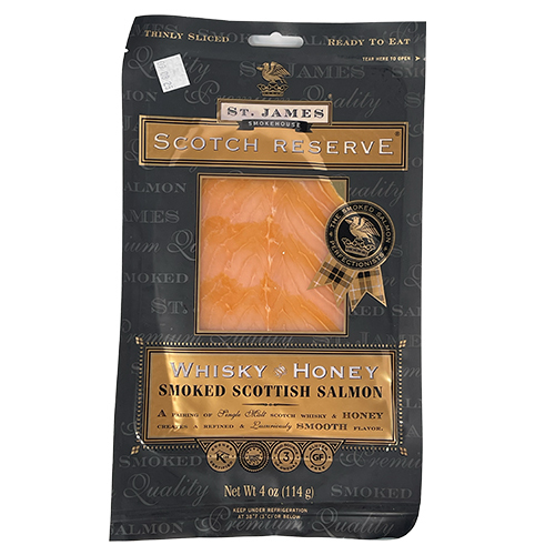 St. James Cold Smoked Salmon • Whiskey & Honey 4oz