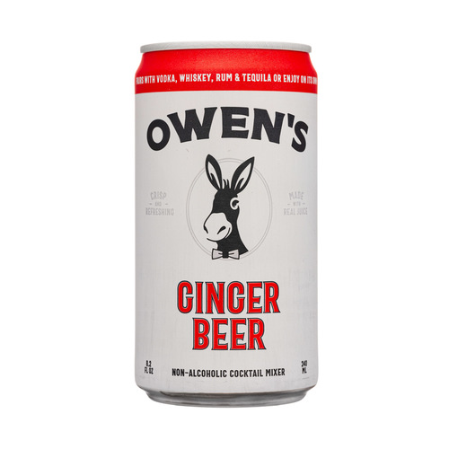 Owen's Mixers Ginger Beer Can