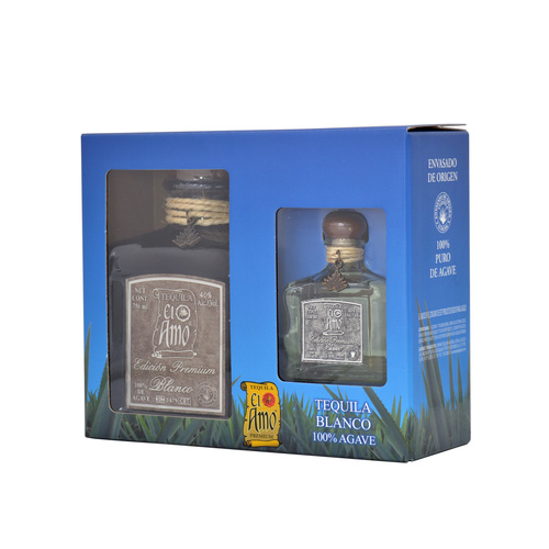 El Amo Tequila • Premium Silver Gift Set