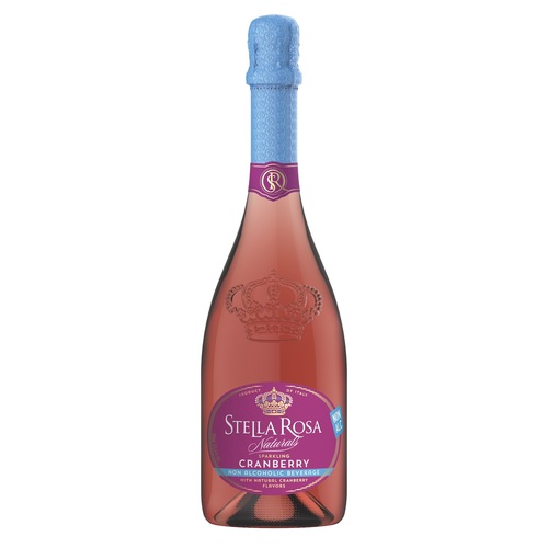 Zoom to enlarge the Stella Rosa Naturals Sparkling Cranberry Non-alcoholic Wine