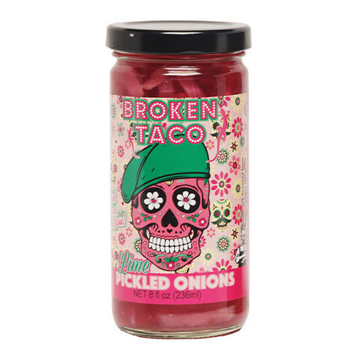Broken Taco &bull; Lime Pickled Onions