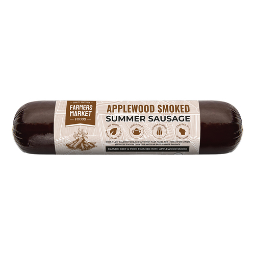 Meat • Farmers Market Applewood Smoked Summer Sausage