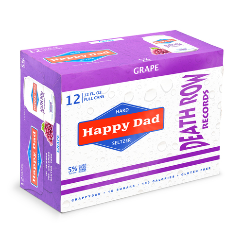 Happy Dad Grape Hard Seltzer &bull; 12pk Cans