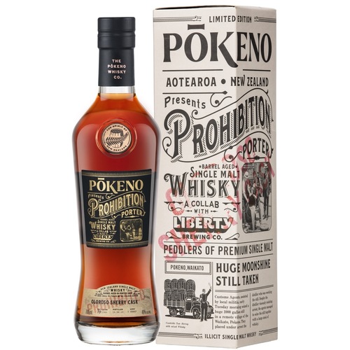 Pokeno New Zealand Whisky &bull; Prohibition Oloroso Sherry Cask