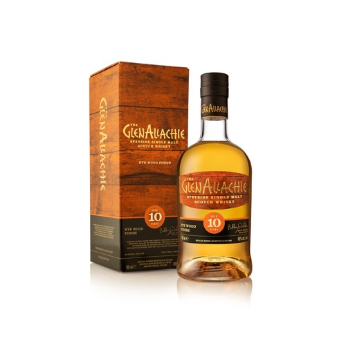 Glenallachie Malt 10 Year Old Rye Wood Finish Scotch