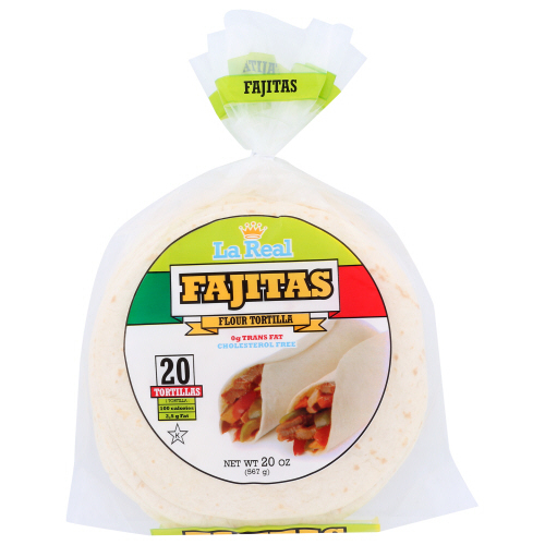 La Real Flour Tortilla 6"