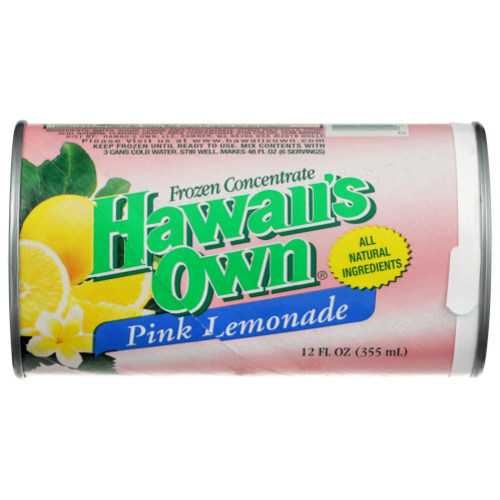 Hawaii's Own Pink Lemonade Frozen Concentrate
