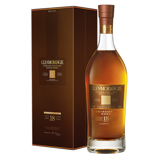 Glenmorangie Extremely Rare 18 Year Old Highland Single Malt Scotch Whisky