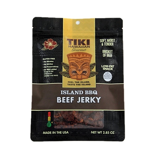 Tiki Hawaii Jerky &bull; BBQ Sweet and Spicy Beef