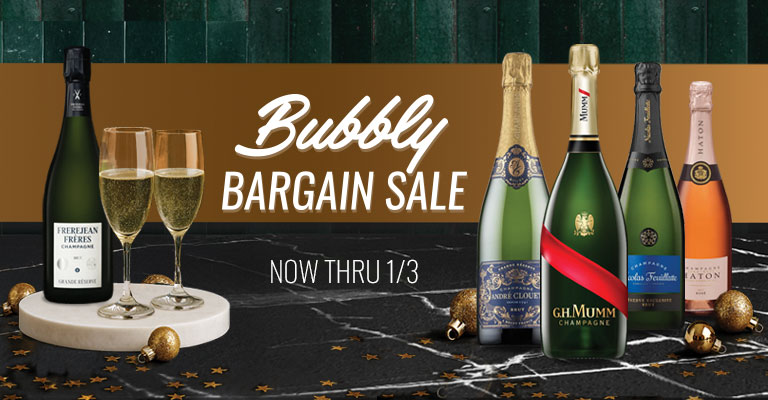 Bubbly Bargain Sale