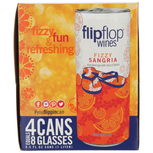 Zoom to enlarge the Flip Flop Fizzy Sangria 4pk
