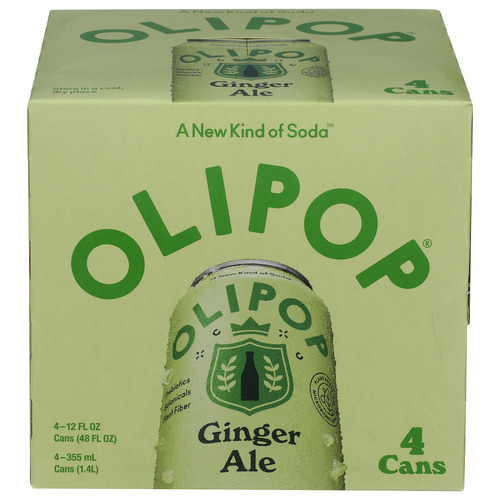 Olipop Ginger Ale Prebiotic Soda