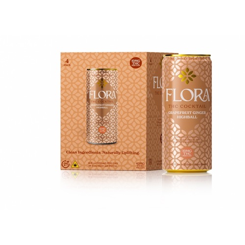Flora Hemp Infused Cocktail Grapefruit G