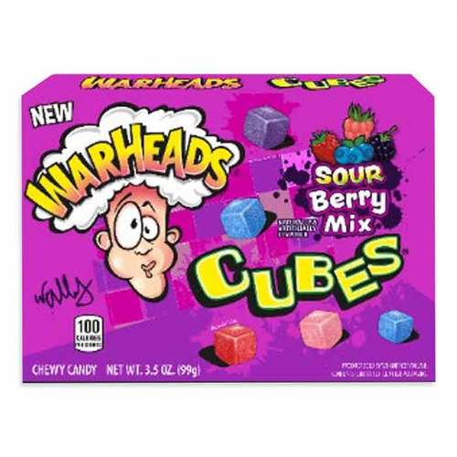 Zoom to enlarge the Warheads Berry Candy Cubes