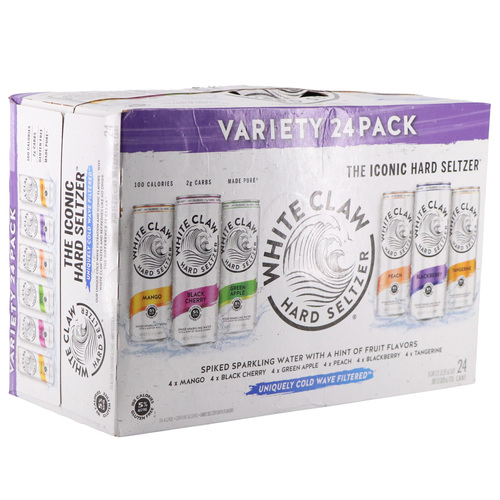 White Claw Hard Seltzer Variety 24 Pack