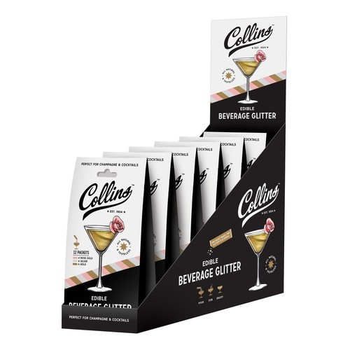 Collins &bull; Cocktail Glitter Gold / Rose Gold / Silver