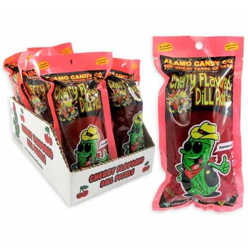 Alamo Candy Big Texas Dill Pickle &bull; Cherry