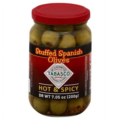 Tabasco Spanish Olives &bull; Spicy and Stuffed