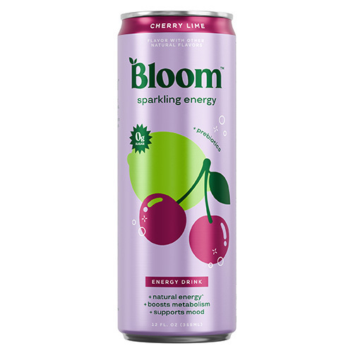Zoom to enlarge the Bloom Cherry Lime Sparkling Energy Drink