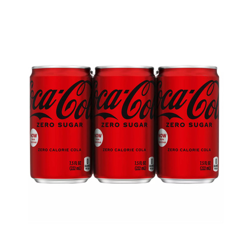 Zoom to enlarge the Coke Zero Sugar Mini Cans