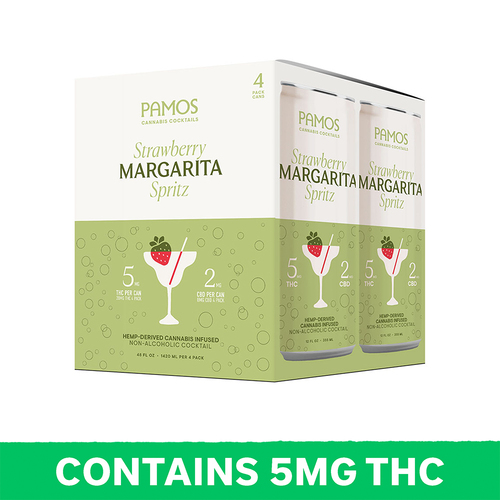 Zoom to enlarge the Pamos Hemp Infused Strawberry Margarita