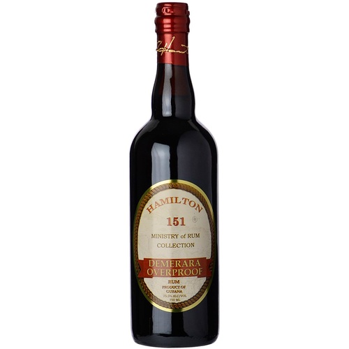 Zoom to enlarge the Hamilton Demerara Rum Overproof 151′