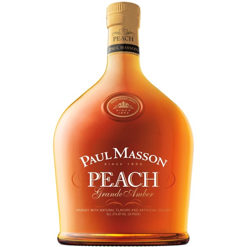Zoom to enlarge the Paul Masson Grande Amber Peach Brandy