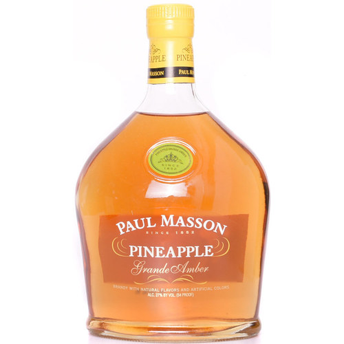 Zoom to enlarge the Paul Masson Pineapple Grande Amber Brandy