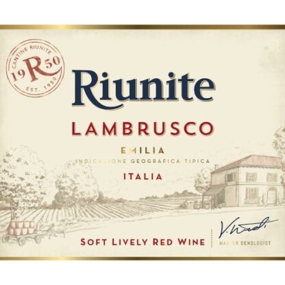 Zoom to enlarge the Riunite Lambrusco