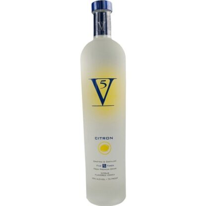 Zoom to enlarge the V.. “five” Vodka • Citron