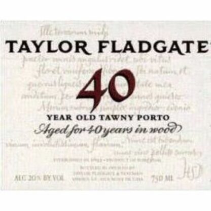 Zoom to enlarge the Taylor Fladgate 40yr Tawny Port