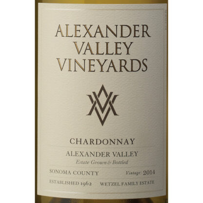 Zoom to enlarge the Alexander Valley Vineyards Estate Grown & Bottled Wetzel Family Estate Chardonnay
