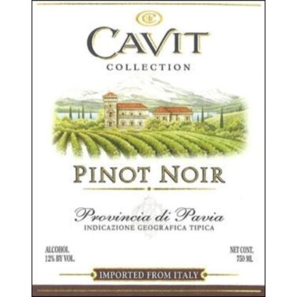 Zoom to enlarge the Cavit Collection Provincia Di Pavia IGT Pinot Noir