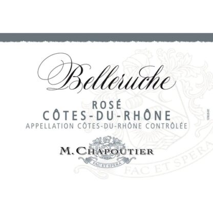Zoom to enlarge the Chapoutier Belleruche Cotes Du Rhone Rose