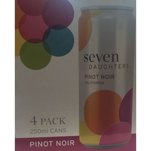 Zoom to enlarge the Seven Daughters Pinot Noir Cans
