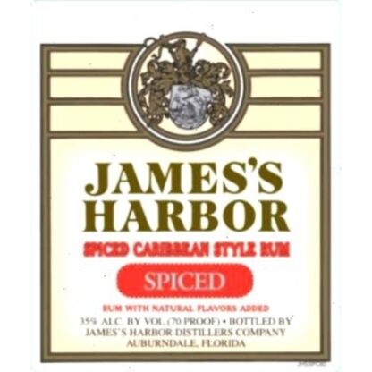 Zoom to enlarge the James Harbor Rum • Spiced