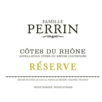 Zoom to enlarge the Perrin & Fils Cotes Du Rhone Blanc Reserve