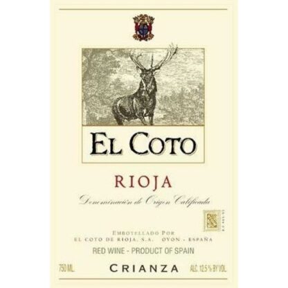 Zoom to enlarge the Bodegas El Coto Crianza Tempranillo