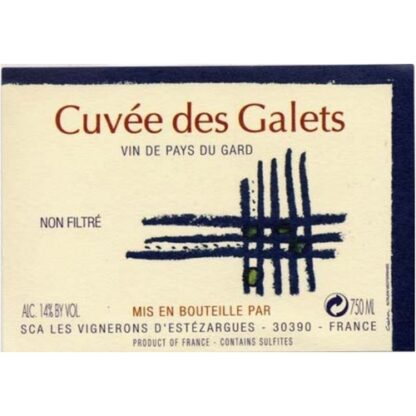 Zoom to enlarge the Cuvee Des Galets Vin Du Gard Rouge