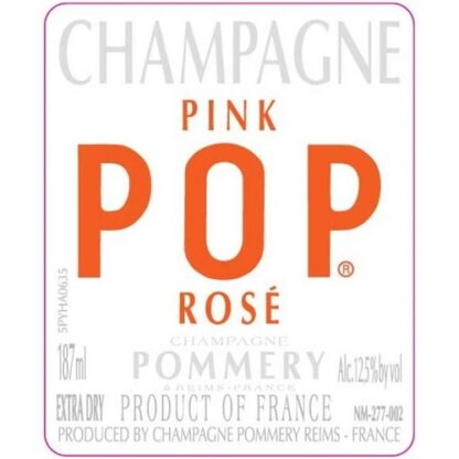 Zoom to enlarge the Pommery Pink Pop Extra Dry Rose Champagne Rose Champagne Blend