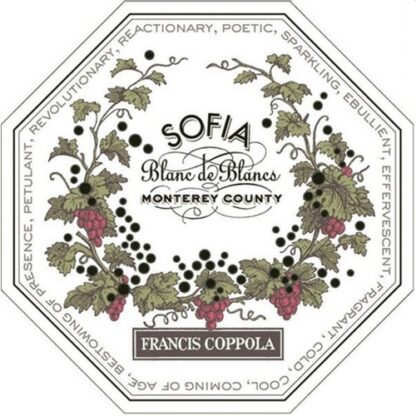 Zoom to enlarge the Coppola Sofia Blancs De Blanc NV – Sparkling