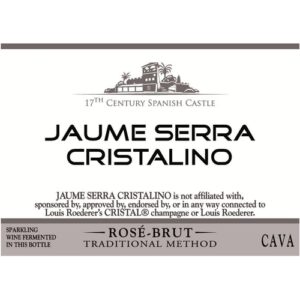 Cristalino (Jaume Serra) Rose Brut Pinot Noir