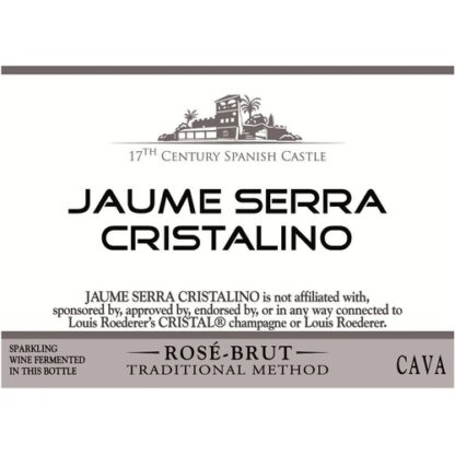 Zoom to enlarge the Cristalino (Jaume Serra) Rose Brut Pinot Noir