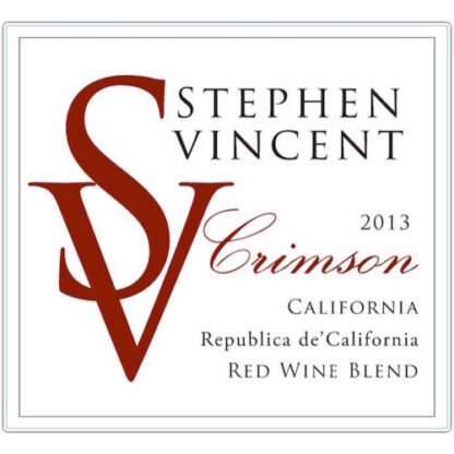 Zoom to enlarge the Stephen Vincent Crimson Petite Sirah