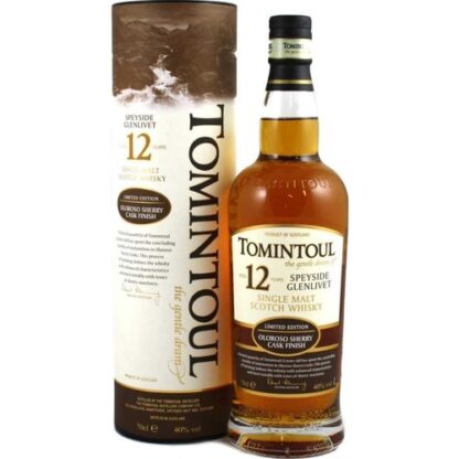 Zoom to enlarge the Tomintoul 12 Year Old Oloroso Sherry Cask Scotch Whiskey