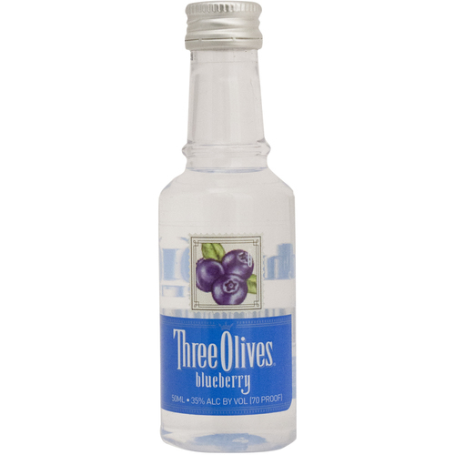 Zoom to enlarge the Three Olives Vodka &bull; Blueberry 50ml (Each)