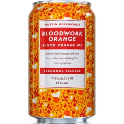 Zoom to enlarge the Austin Beerworks Bloodwork Orange IPA • Cans